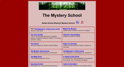 Desktop Screenshot of mystery-school.net