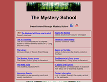 Tablet Screenshot of mystery-school.net
